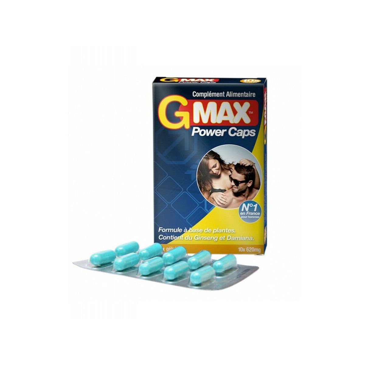 G-Max Power Caps Homme (10 gélules) G-Max Power Caps Homme (10 gélules)