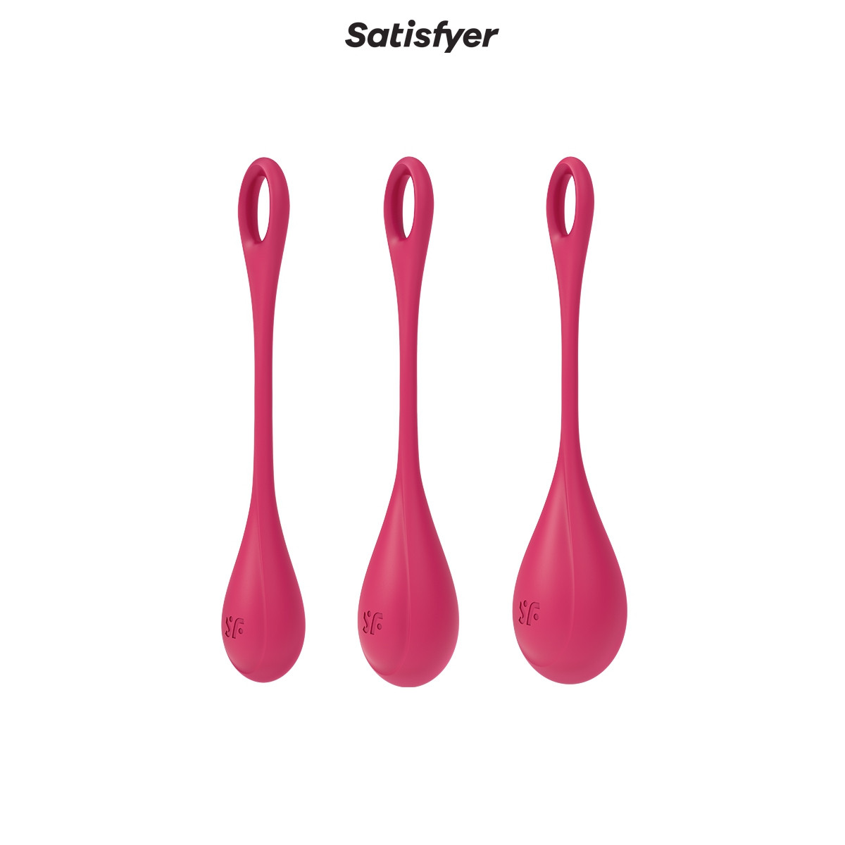 Kit d'entrainement pelvien Yoni Power 1 Rouge - Satisfyer Kit d'entrainement pelvien Yoni Power 1 Rouge - Satisfyer