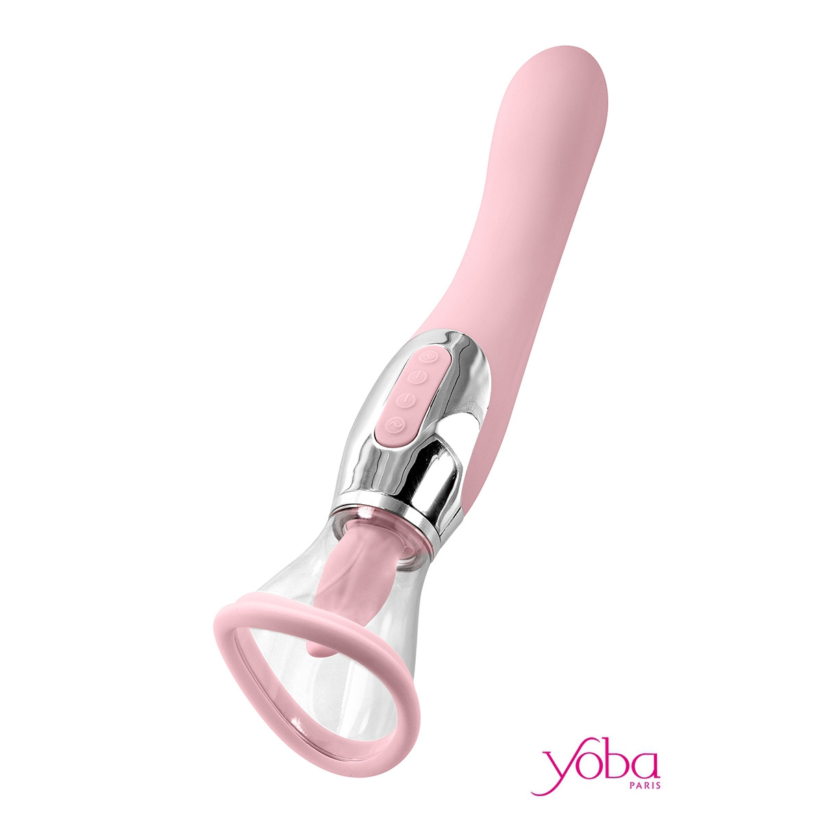 Stimulateur 4 en 1 Harmony rose - Yoba Stimulateur 4 en 1 Harmony rose - Yoba