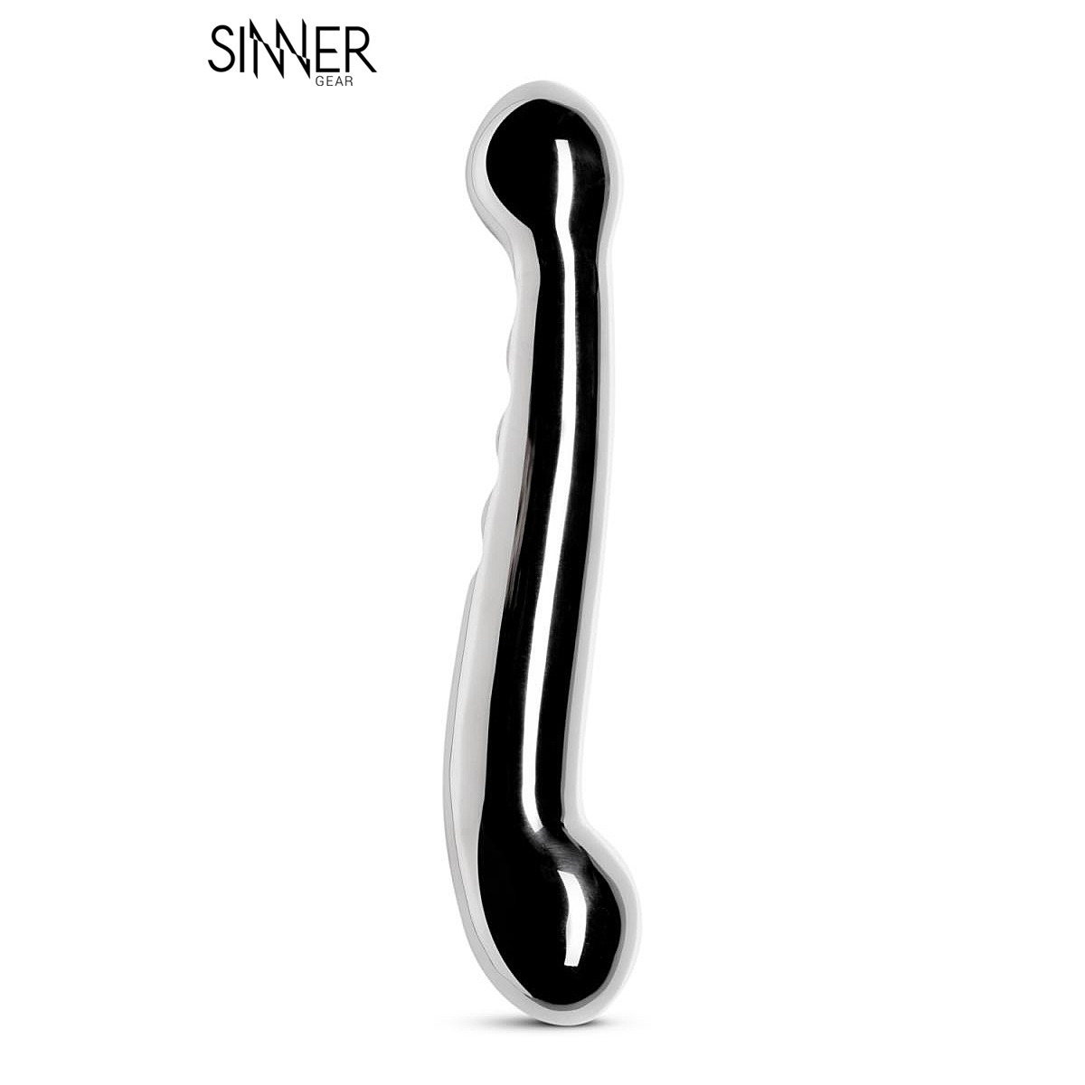 Double dong métal Elegant Dildo - Sinner Gear Double dong métal Elegant Dildo - Sinner Gear