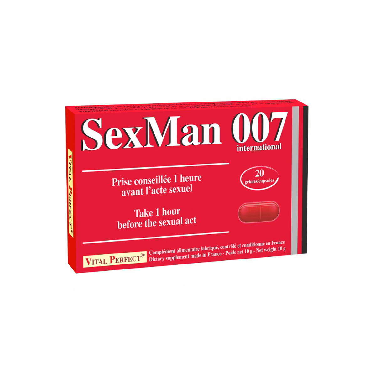 Aphrodisiaque SexMan 007 (20 gélules) Aphrodisiaque SexMan 007 (20 gélules)