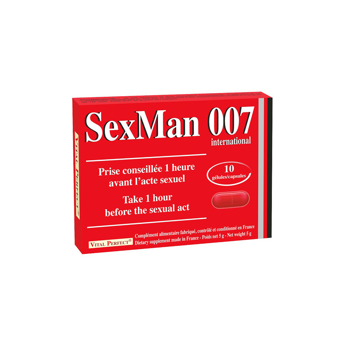 Aphrodisiaque SexMan 007 (10 gélules) Aphrodisiaque SexMan 007 (10 gélules)