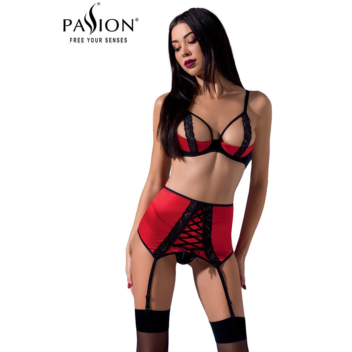 Ensemble lingerie à jarretelles Femmina - Passion Ensemble lingerie à jarretelles Femmina - Passion