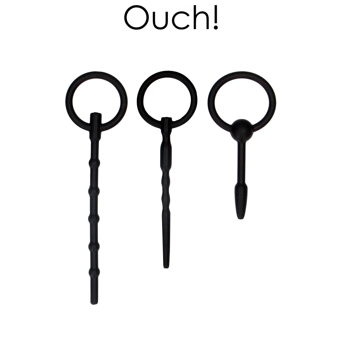 Set de 3 sondes urétrales - Ouch! Set de 3 sondes urétrales - Ouch!
