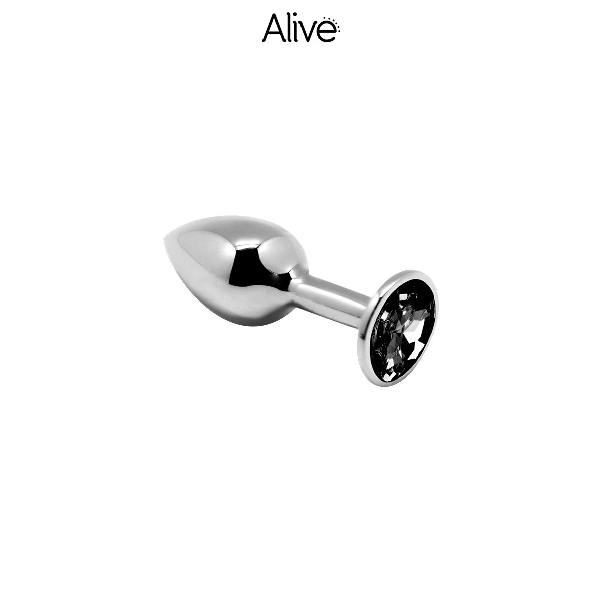 Plug métal bijou noir M - Alive Plug métal bijou noir M - Alive