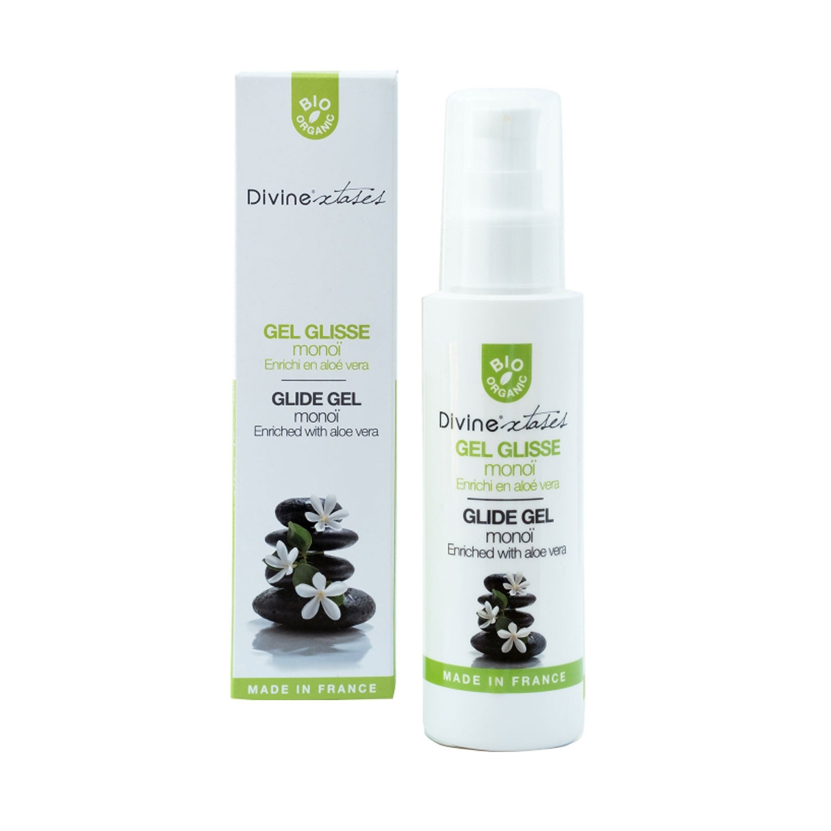 Gel glisse monoi 100 ml - Divinextases Gel glisse monoi 100 ml - Divinextases