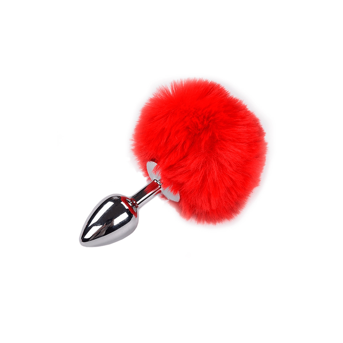 Plug métal Fluffy S rouge - Alive Plug métal Fluffy S rouge - Alive