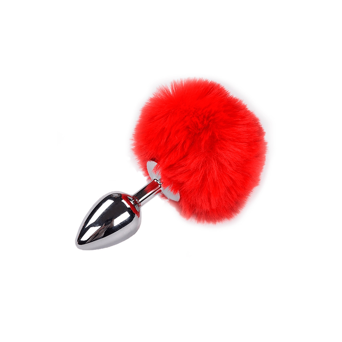 Plug métal Fluffy M rouge - Alive Plug métal Fluffy M rouge - Alive