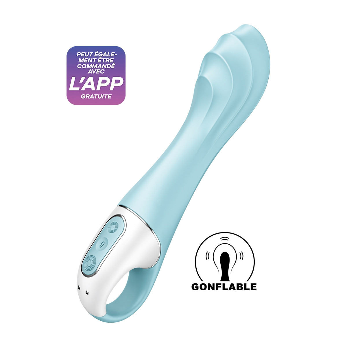 Vibro gonflable Satisfyer Air Pump Vibrator 5 Vibro gonflable Satisfyer Air Pump Vibrator 5