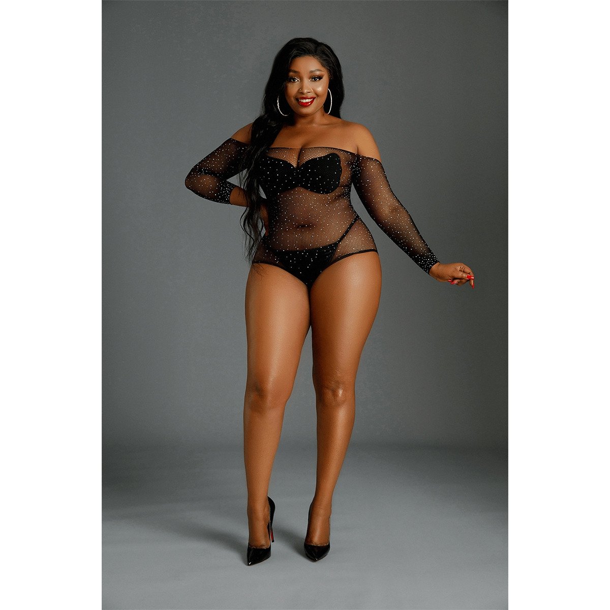 Body résille N°09 Queen Size - Moonlight Body résille N°09 Queen Size - Moonlight