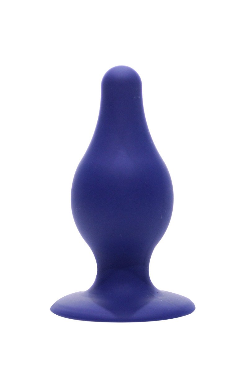 Plug anal double densité bleu 9,3 cm - SilexD