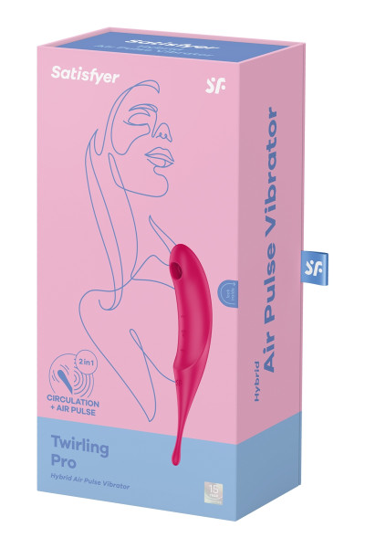 stimulateur Twirling Pro rouge - Satisfyer