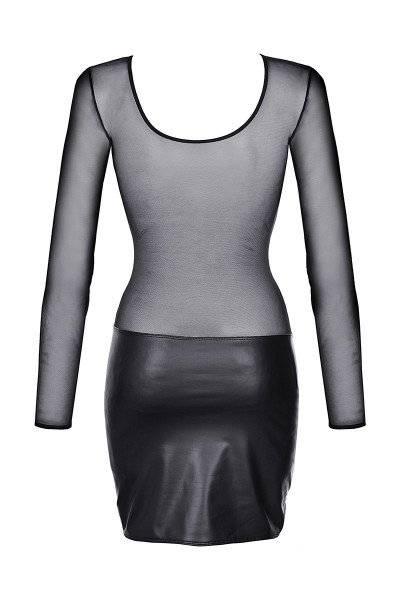 Robe noire V-9219 - Axami