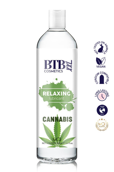 Lubrifiant relaxant au cannabis 250 ml - BTB