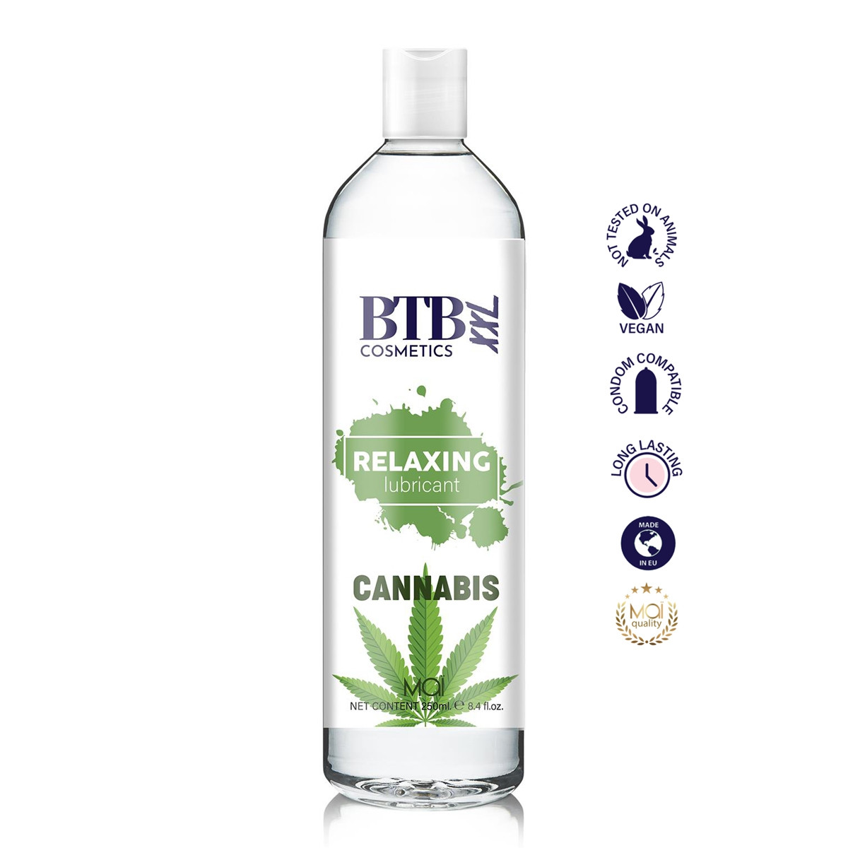 Lubrifiant relaxant au cannabis 250 ml - BTB Lubrifiant relaxant au cannabis 250 ml - BTB