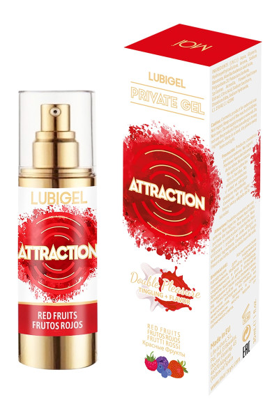 Lubrifiant stimulant fruits rouges - Attraction