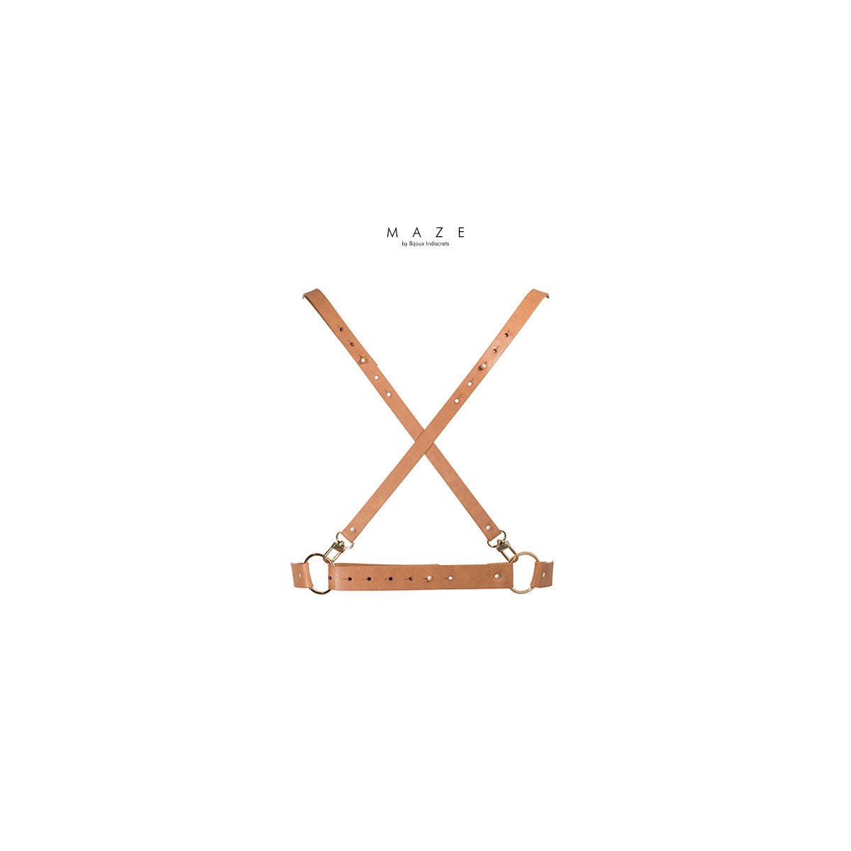 Harnais X marron - Maze Harnais X marron - Maze
