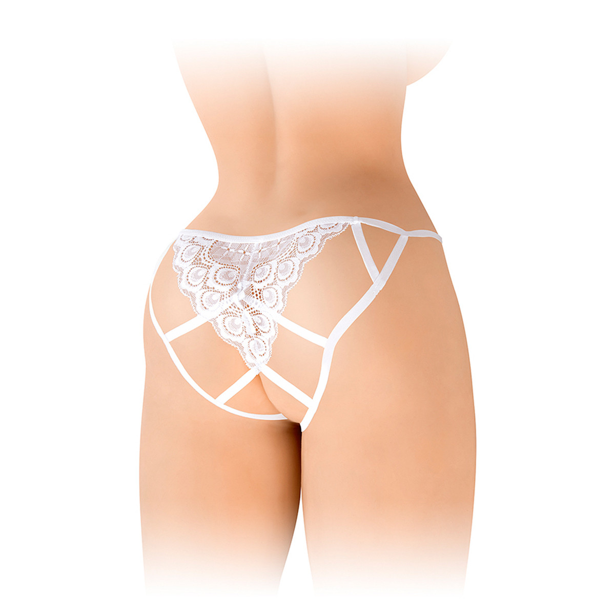 Culotte ouverte Zoé blanche - Fashion Secret Culotte ouverte Zoé blanche - Fashion Secret