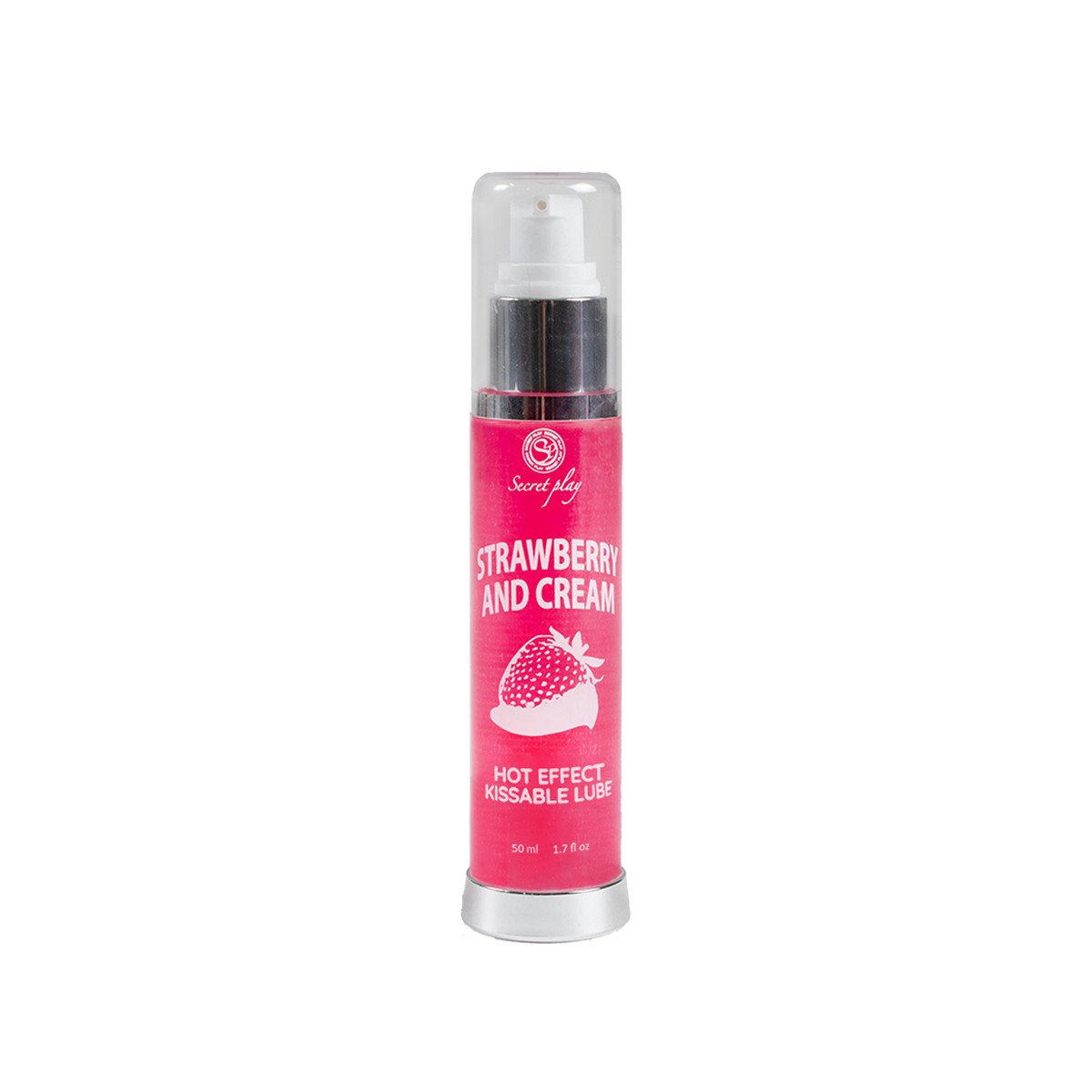 Lubrifiant chauffant gout fraise chantilly - Secret Play Lubrifiant chauffant gout fraise chantilly - Secret Play